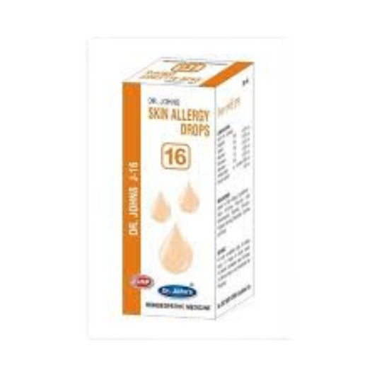 DR JOHNS J 16 SKIN ALLERGY DROPS 30 ML - kaledawale